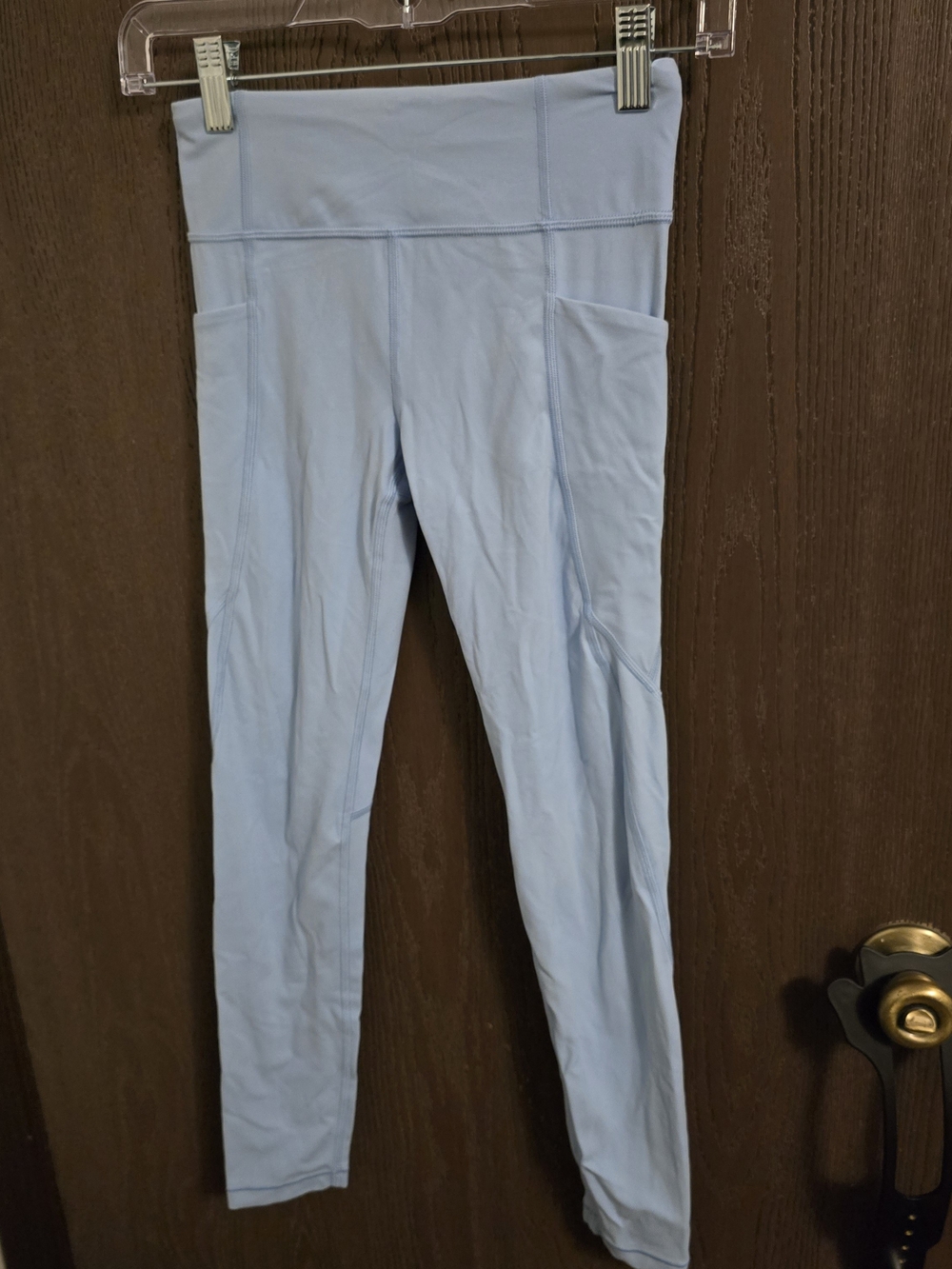 Athleta Girl Light Blue High-Rise Pocket Leggings